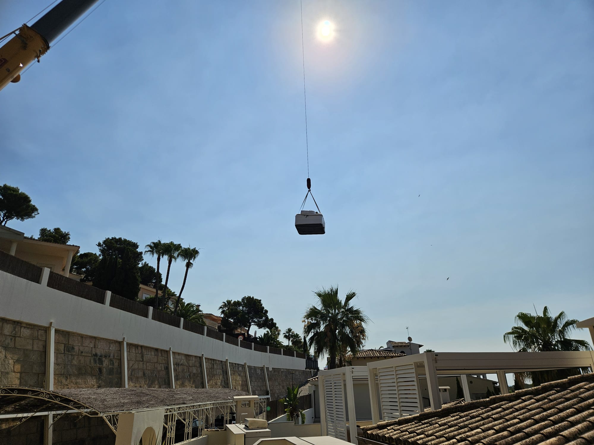 Final alignment of whirlpool during Bendinat installation
