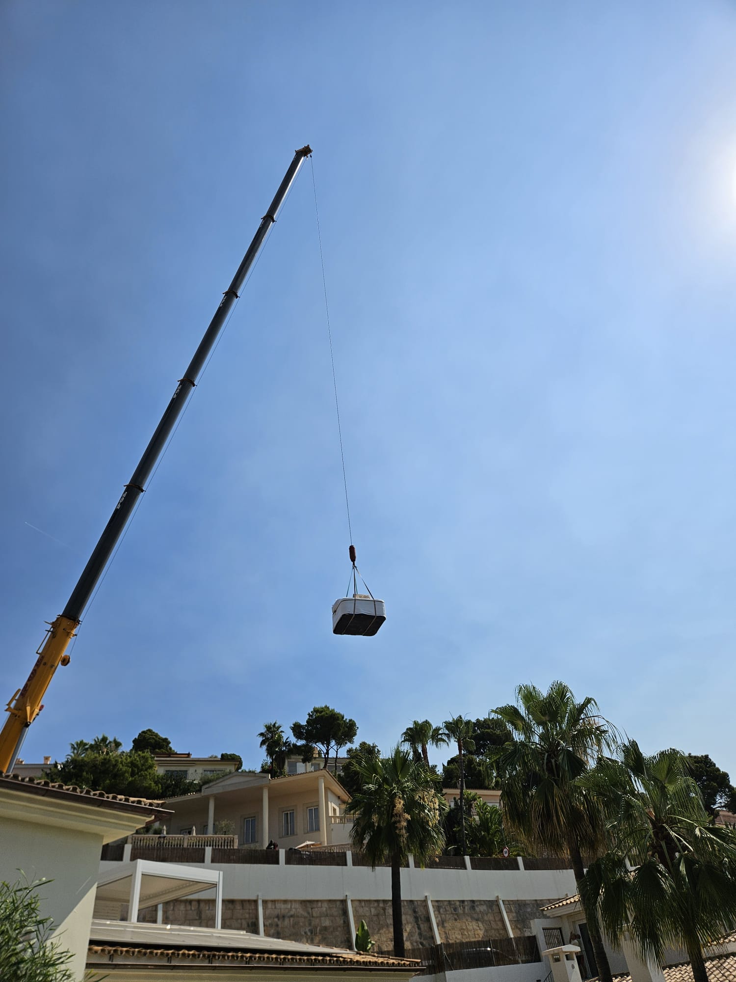 Whirlpool touching down at Bendinat villa