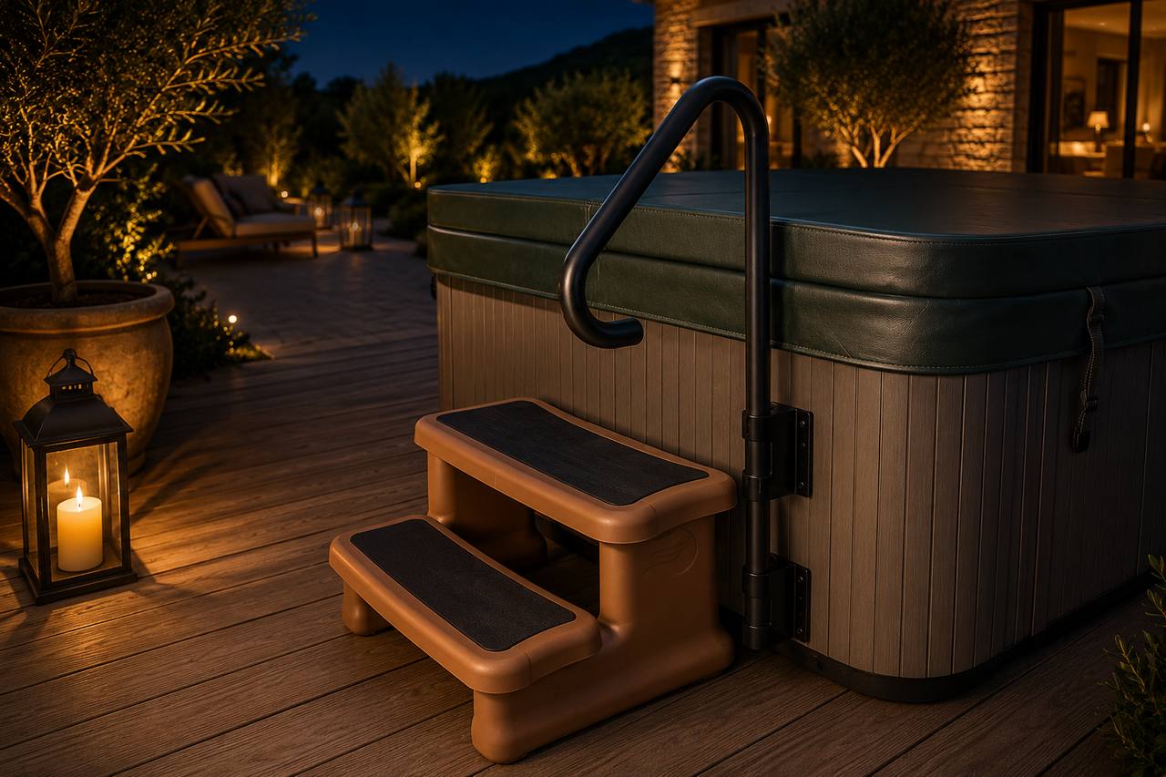 Spa handrail — accessibility support